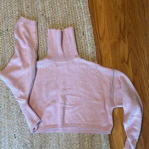 Mango Cropped Sweater - M